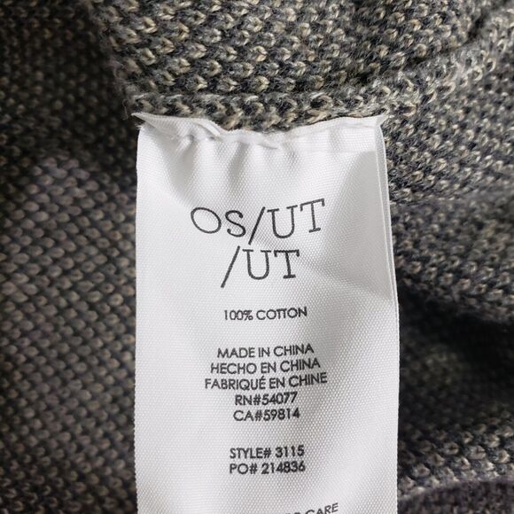 CAbi Womens Cape Wrap Sweater OS One Size Gigi Gray Leopard Animal Print 3115 - Picture 9 of 10